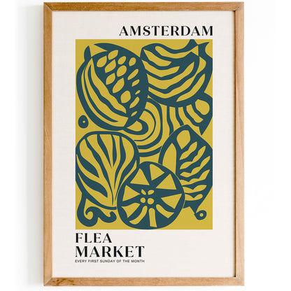 Amsterdam Flea Market Poster