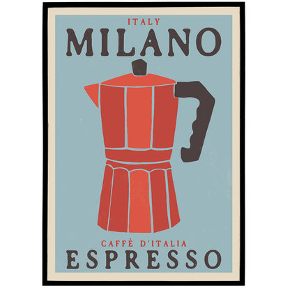 Caffe d'Italia Milano Poster