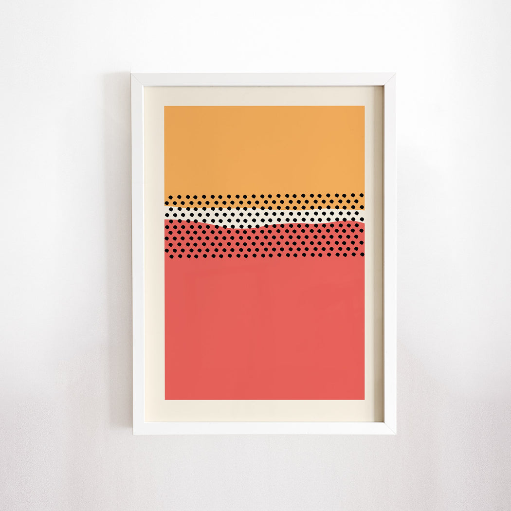 Sunny Abstract Wall Print
