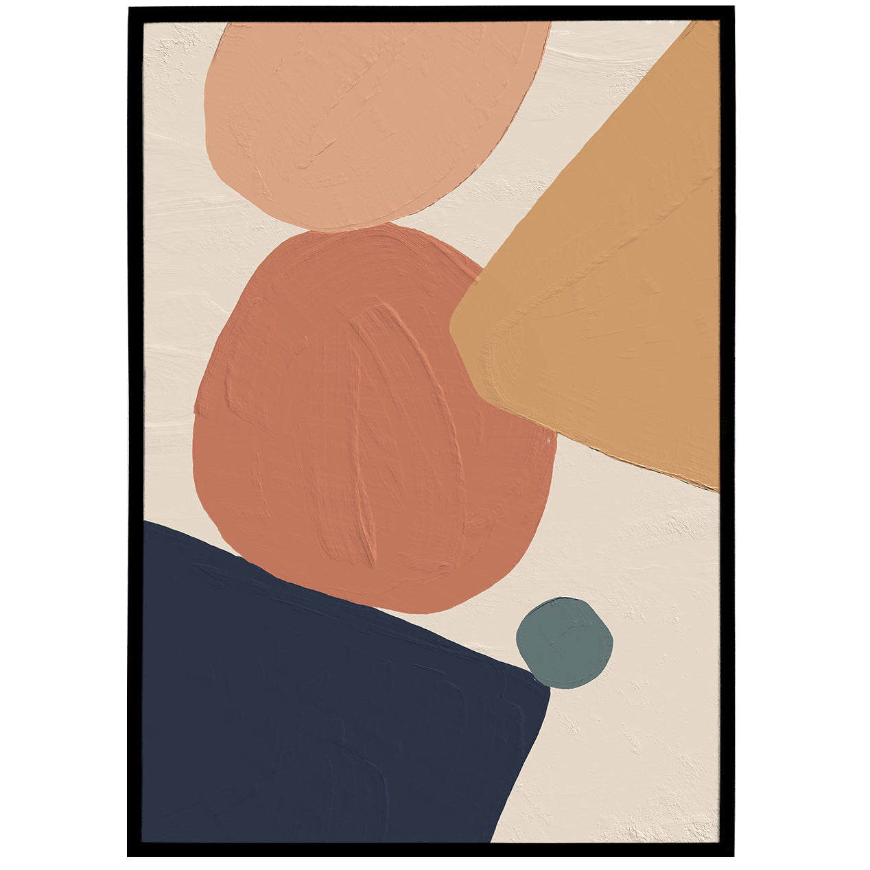 Mid Century Color Blocks Poster