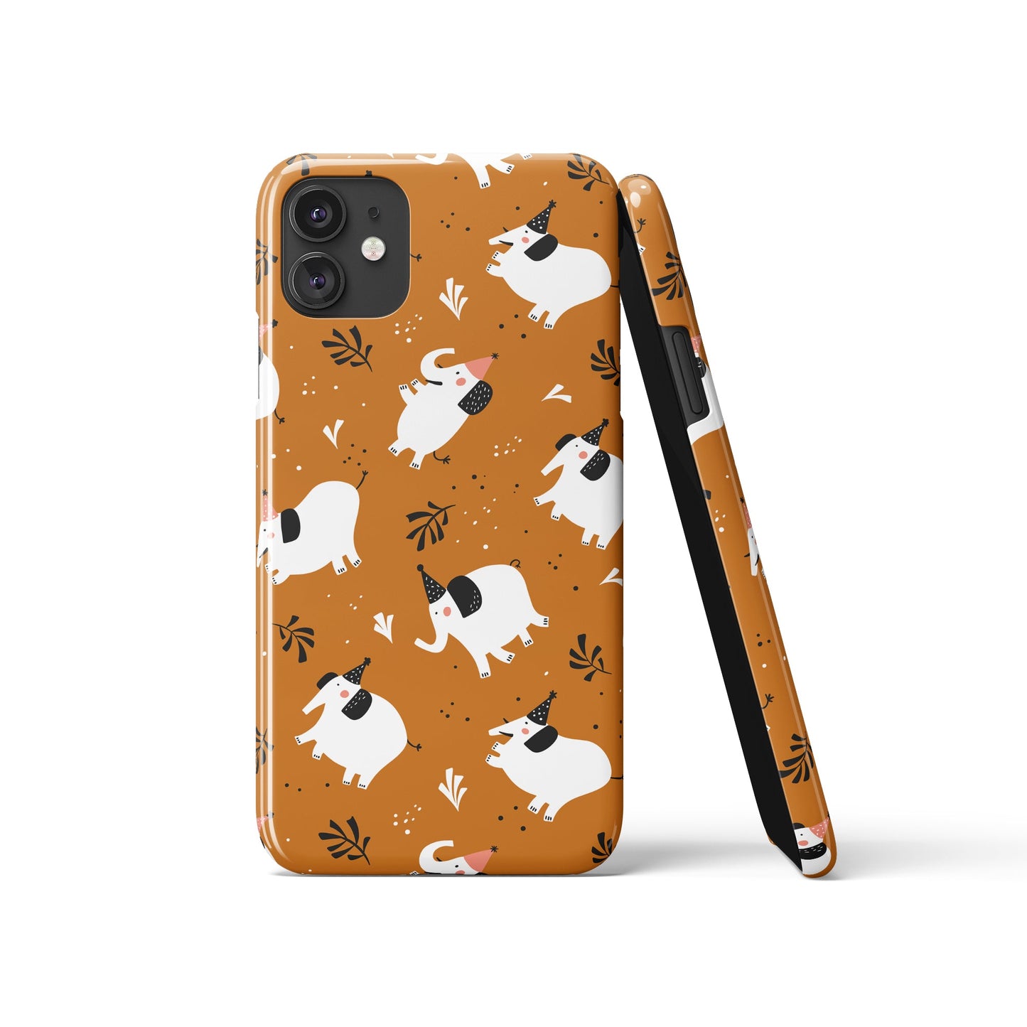 Cute Boho Elephants iPhone Case