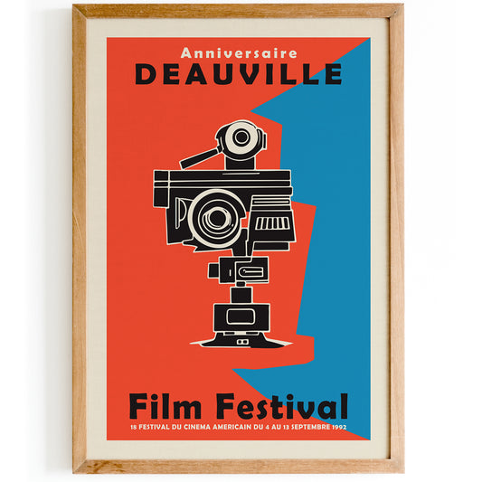 Deauville Film Festival Retro Poster