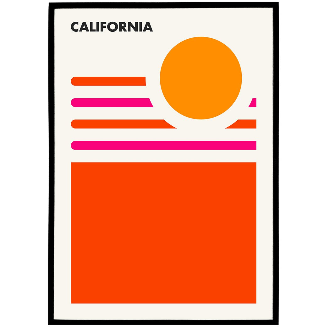 California Nr.1 Poster