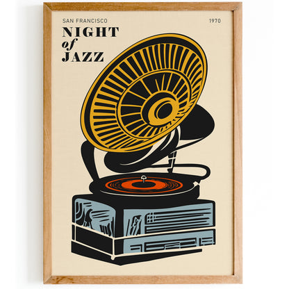 San Francisco Night of Jazz Poster