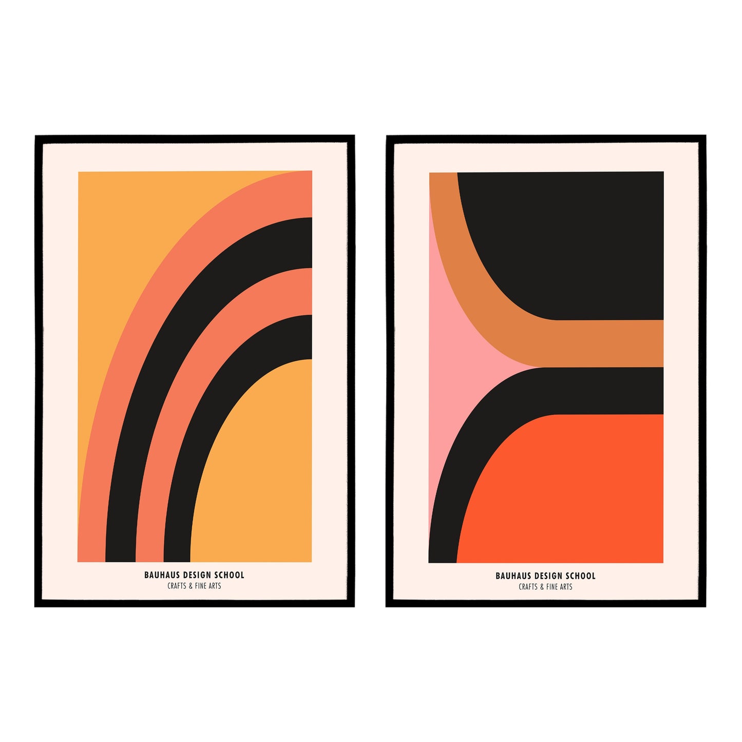 Set of 2 Bauhaus School Posters