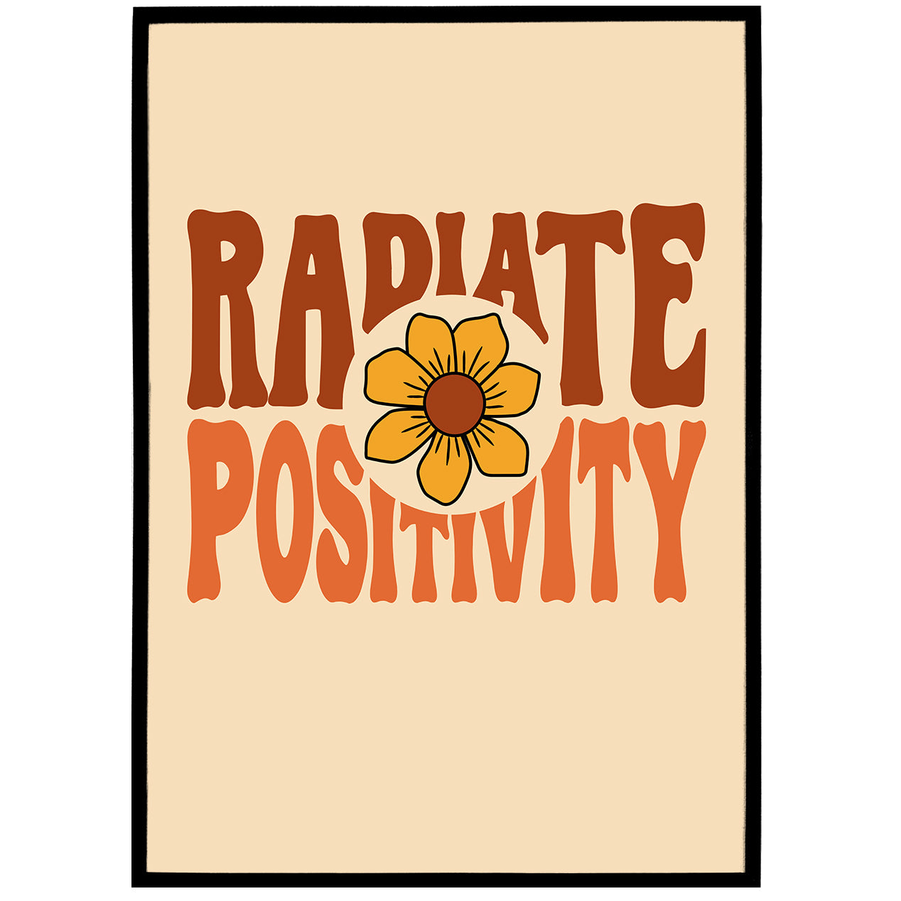 Radiate Positivity Poster