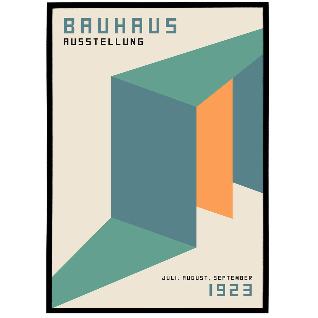 1923 Bauhaus Ausstellung Poster