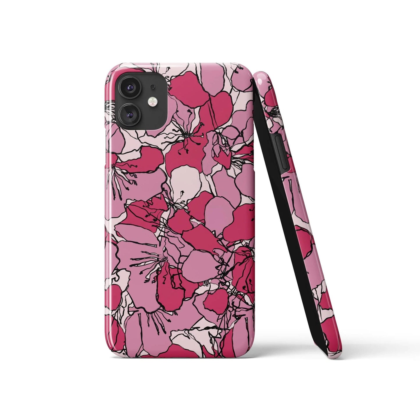 Pink Flowers iPhone Case