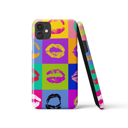Pop Art Warhol Lips iPhone Case