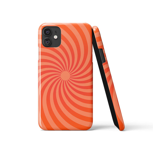 Orange Psychodelic iPhone Case