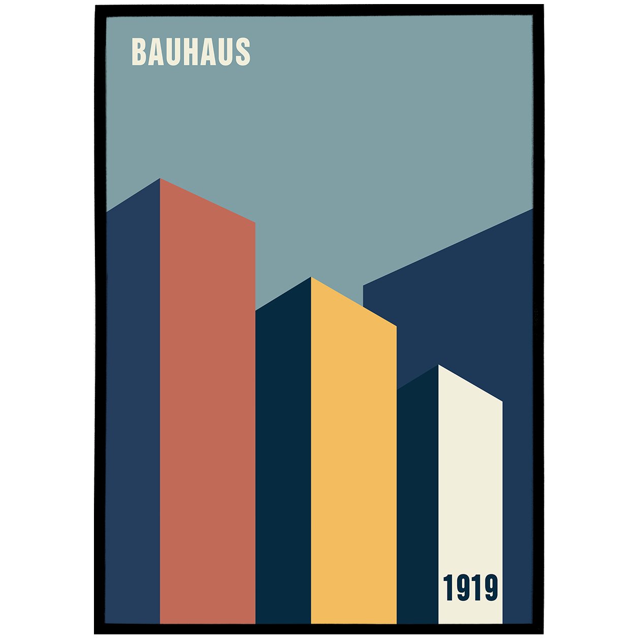 Bauhaus Architecture Poster