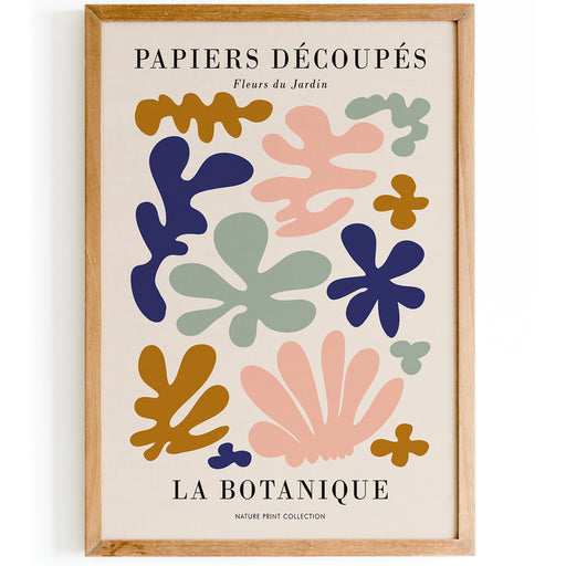 Botanical Papiers Cutouts Poster