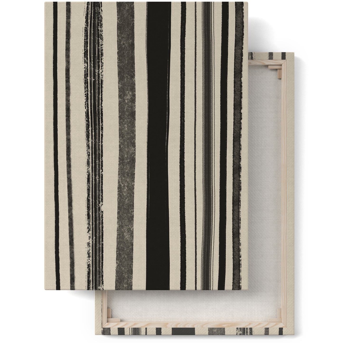 Scandinavian Vibes Striped Canvas Print