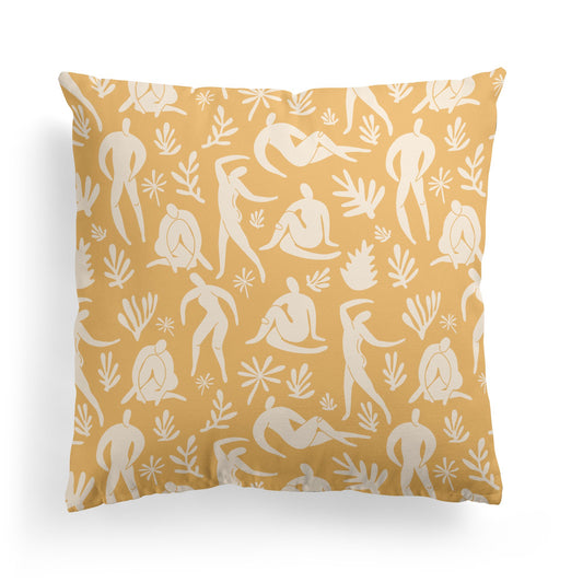 Yellow Picnic Pillow