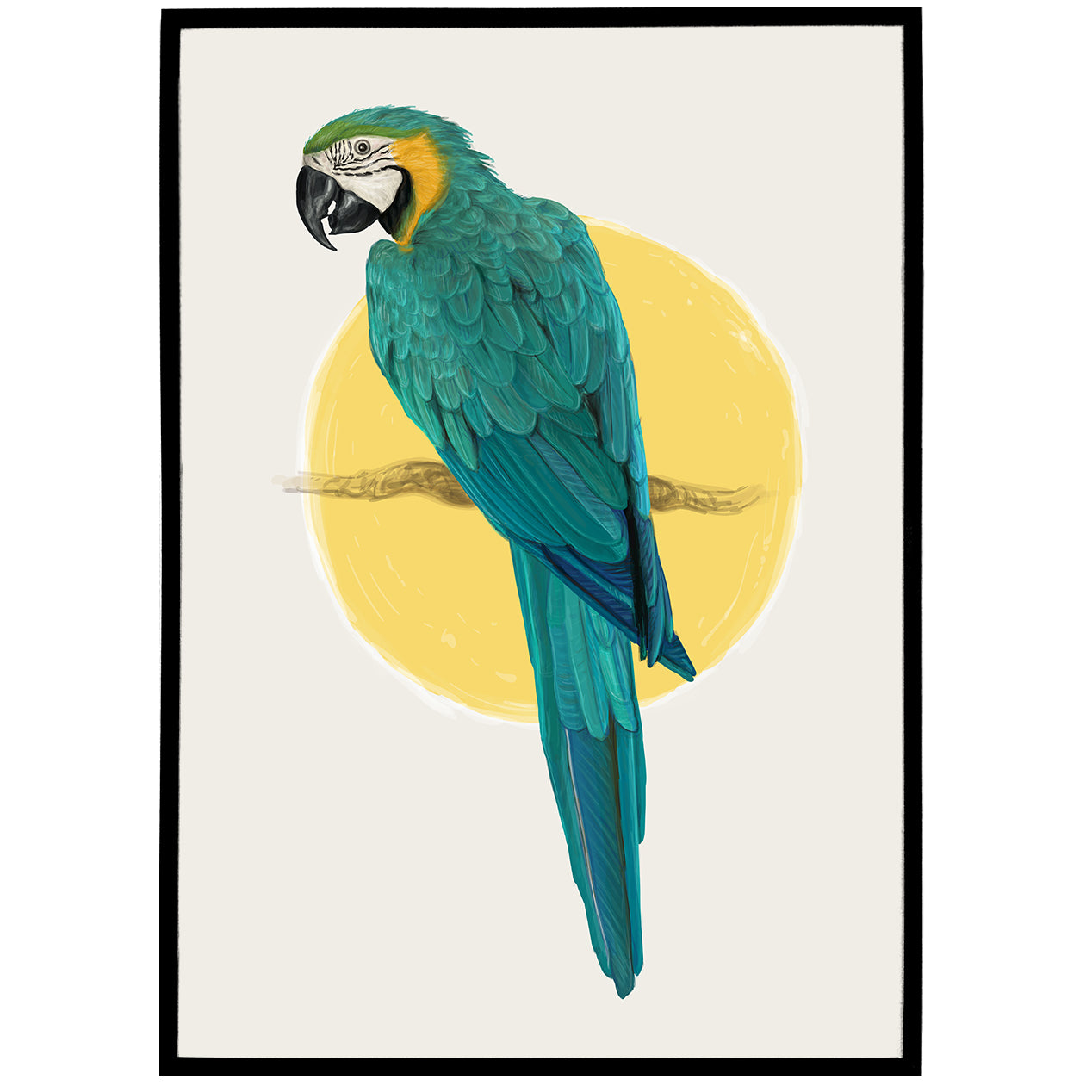 Tropical Parrot Print