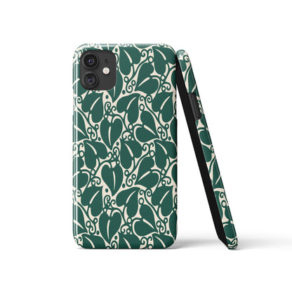 Green Leaves iPhone Case