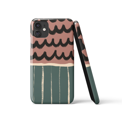 Aesthetic Abstract Modern Painted iPhone Case