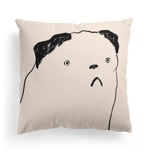 Funny Pug Dog, Pug Dog Lover Throw Pillow