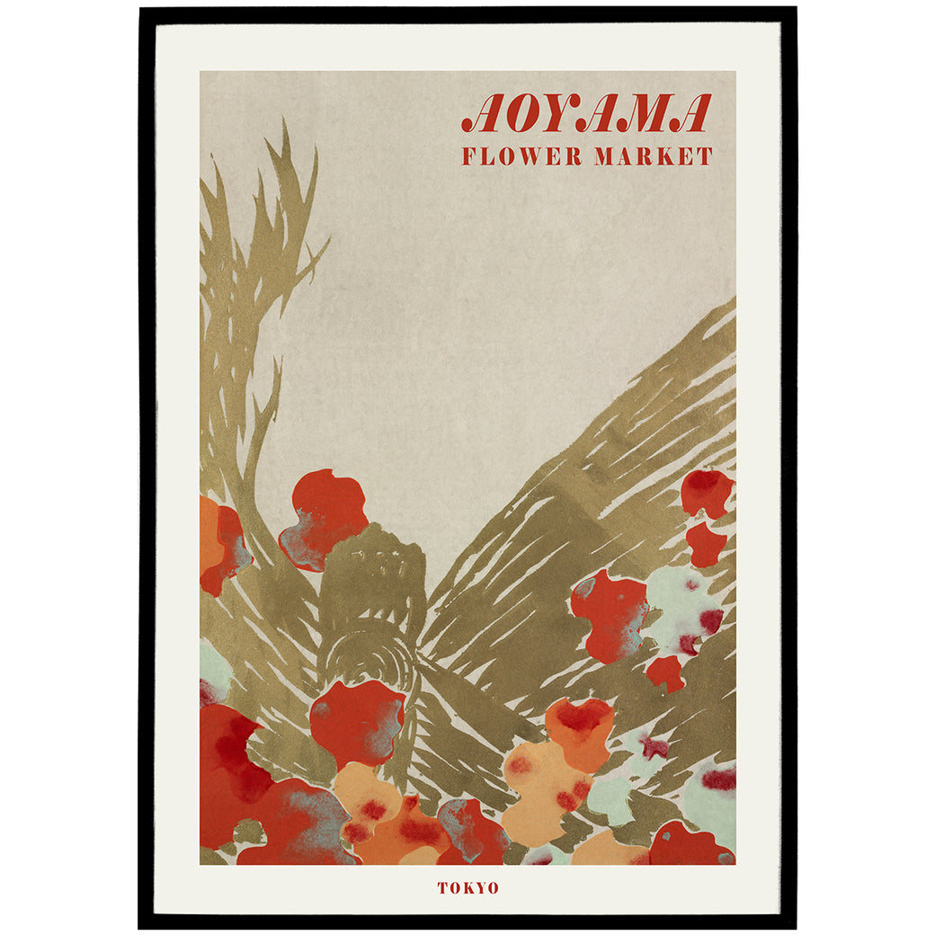 Aoyama Flower Market Poster