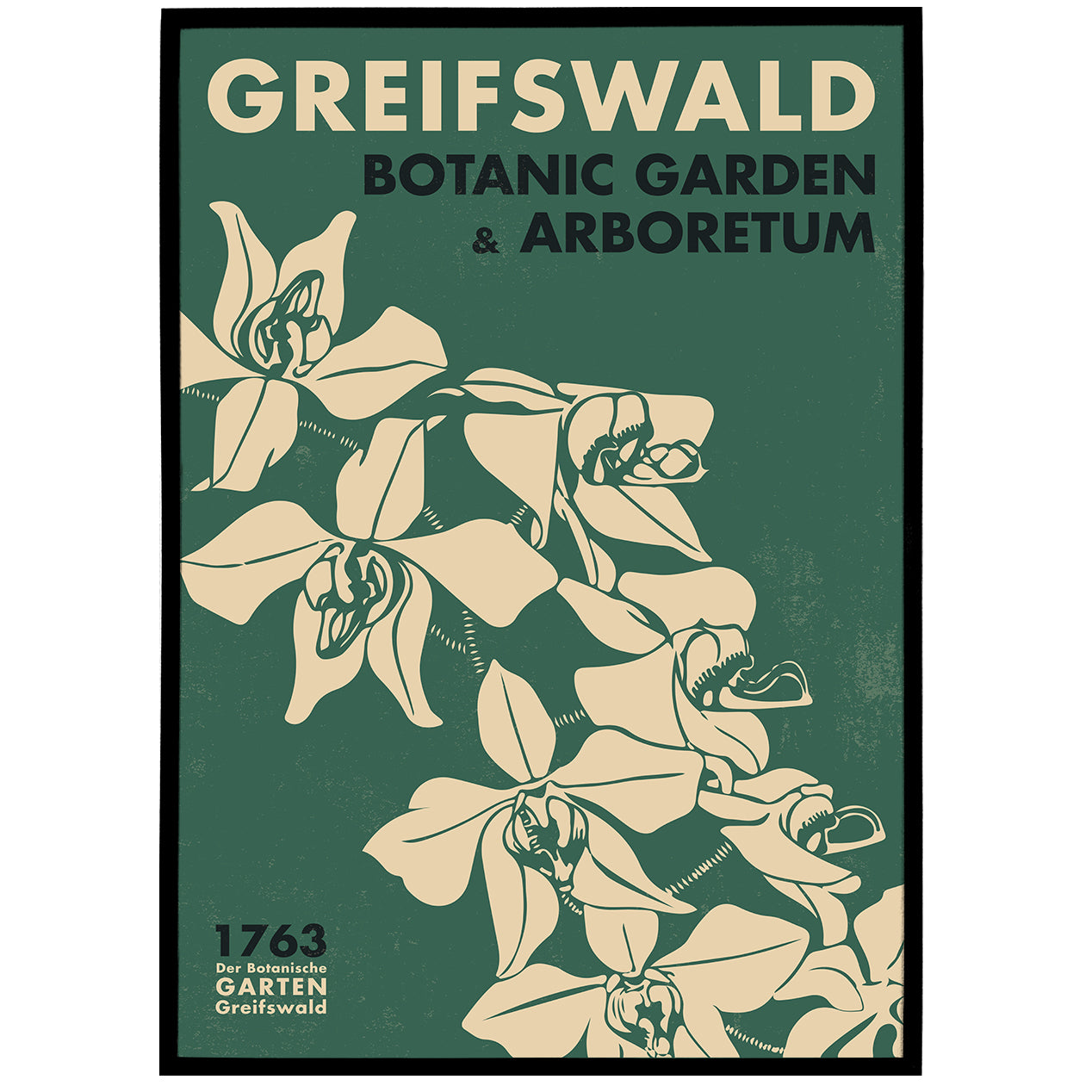 Greifswald Botanic Garden Poster