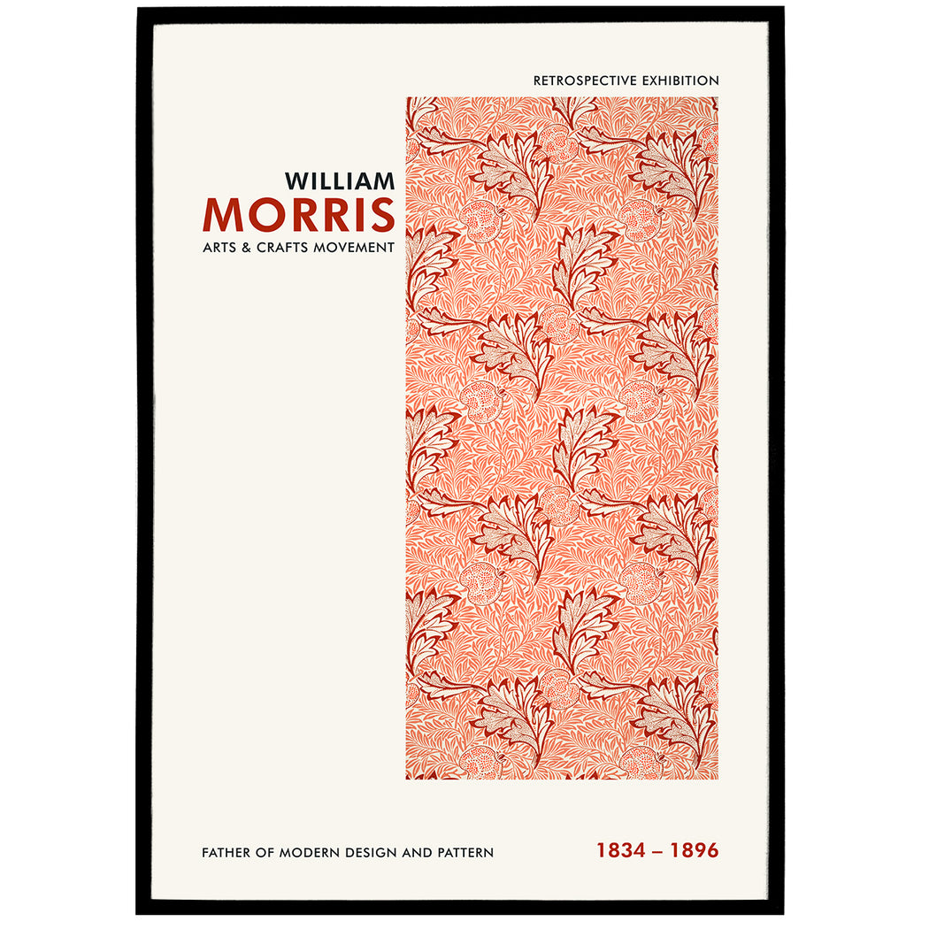 William Morris, 1834-1896 Poster