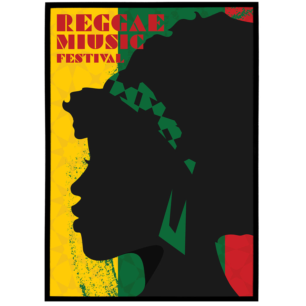 Reggae Music Festival Poster