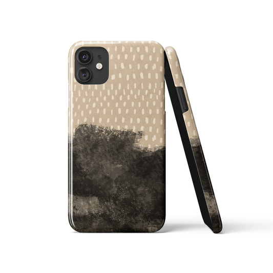 Stormy Weather Abstract Painted iPhone Case