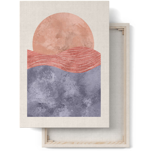 Pastel Cute Sunset Canvas Print