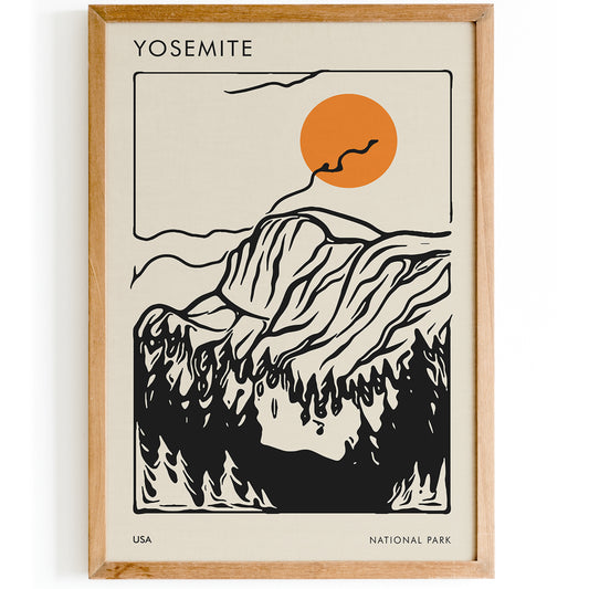 Yosemite National Park Poster