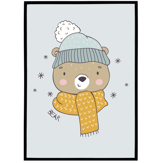 Winter Bear Poster