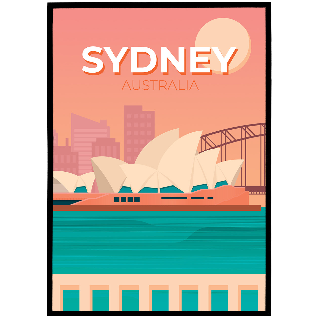 Syndey Travel Artistic Print