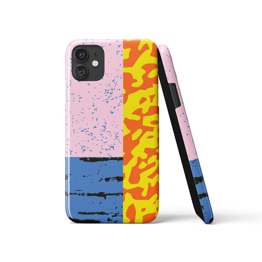 Colorful Abstract Modern iPhone Case