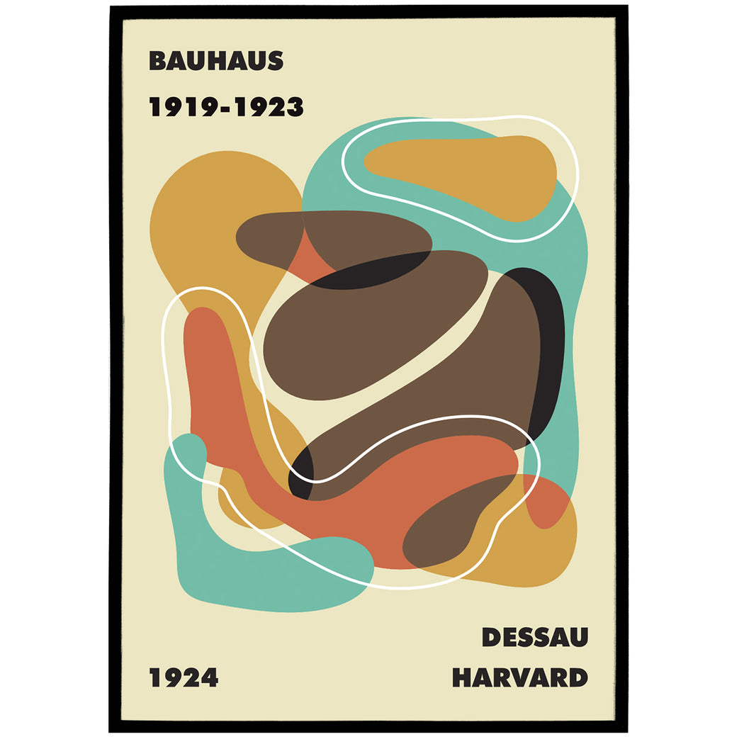 Bauhaus Dessau Harvard Poster