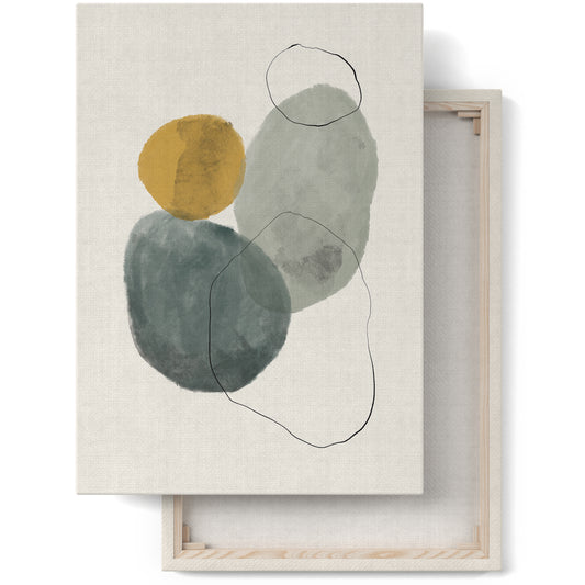 Contemporary Abstract Forms Canvas Print