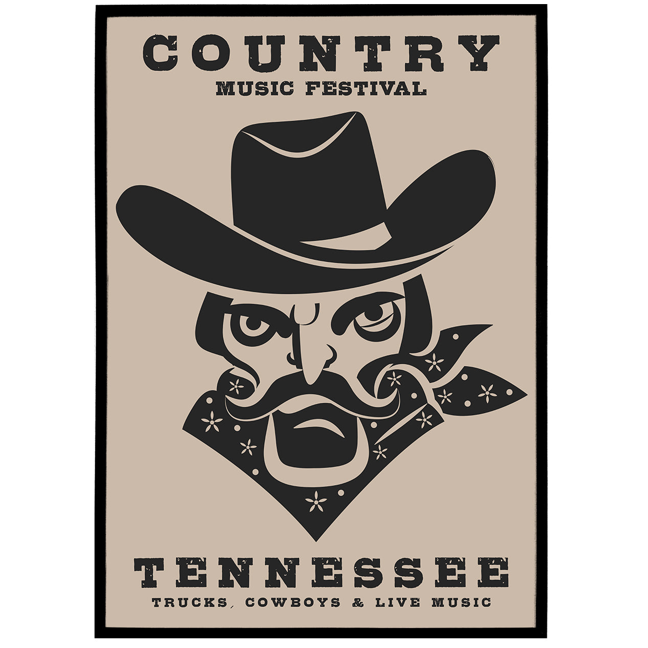 Tennessee Country Music Festival Poster