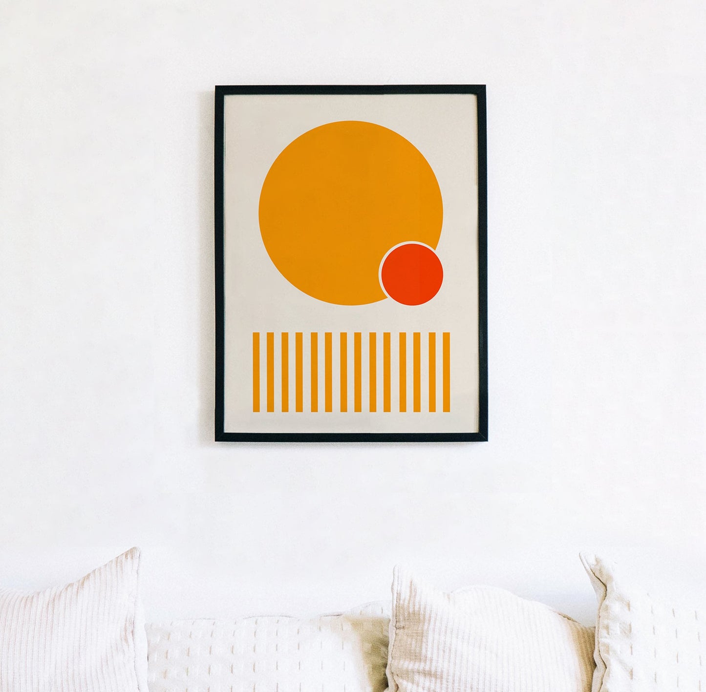 Yellow Abstract Modern Print