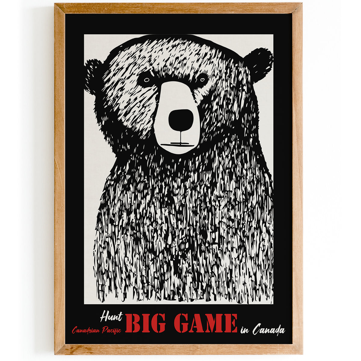 Hunt Big Game in Canada Poster — HypeSheriff Europe