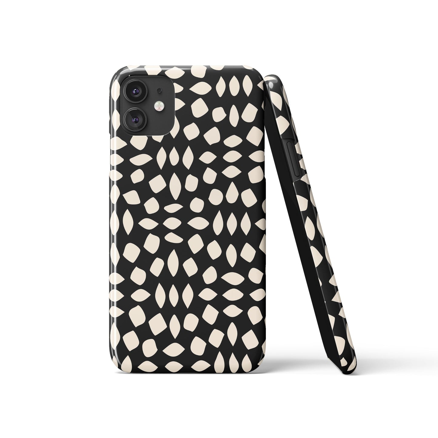 Abstract Black iPhone Case