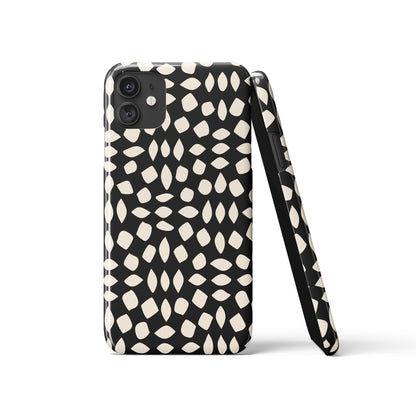 Abstract Black iPhone Case