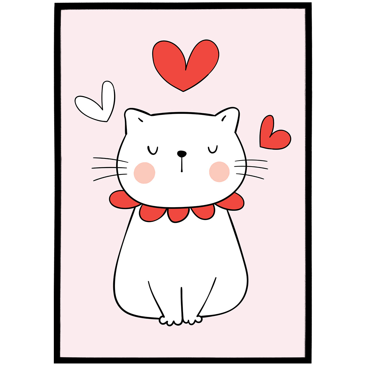 Cute Cat No.3 Poster