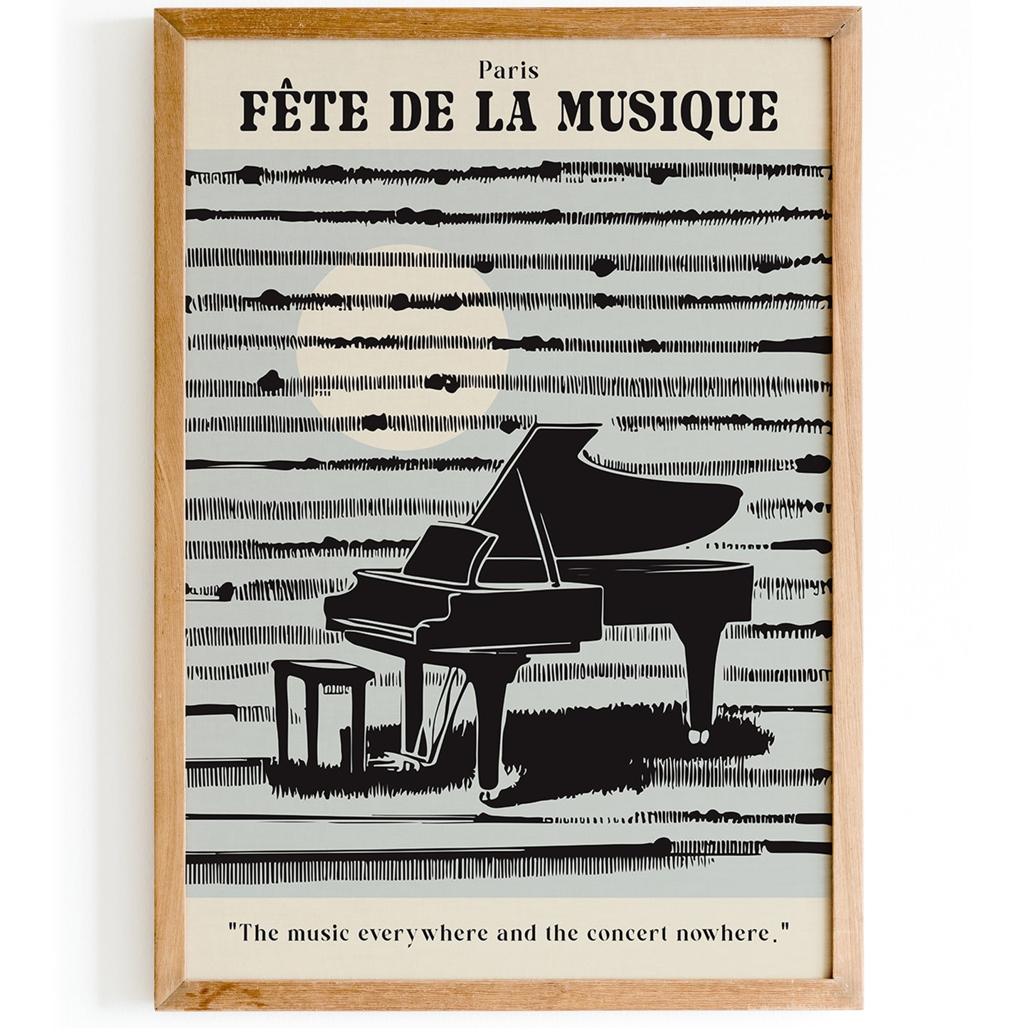 World Music Day, Paris Poster