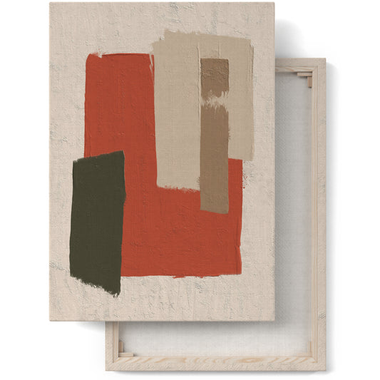 Modern Color Blocks Canvas Print