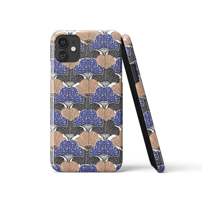 Art Deco Botanical Pattern iPhone Case