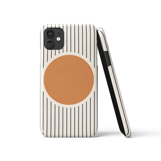 Modern Minimalist Sun iPhone Case