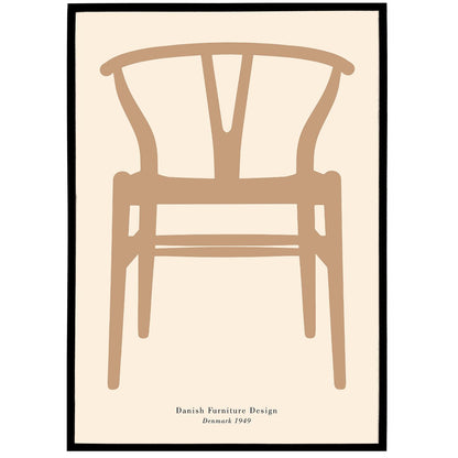 Danish Chair Poster