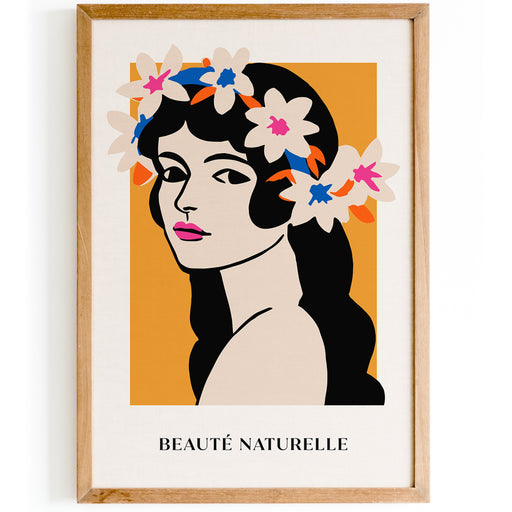 Beaute Naturelle Girl Poster