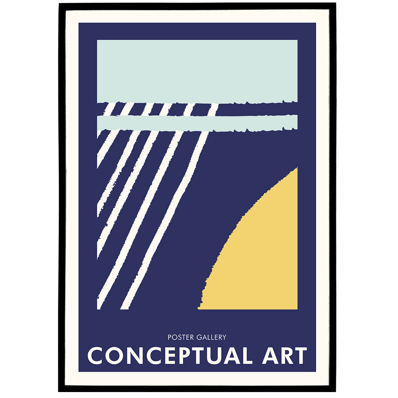 Conceptual Art Exhibition Poster