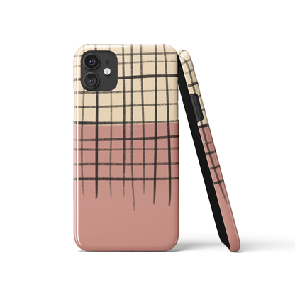 Desert Pink Abstract Feminine iPhone Case