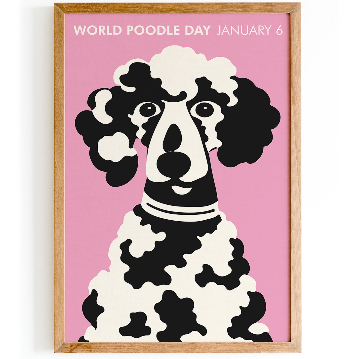 World Poodle Day Pink Poster