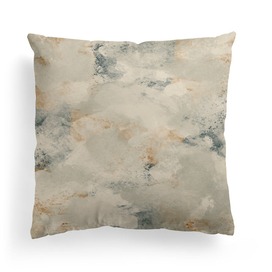 Minimalist Japandi Abstract Painted Throw Pillow